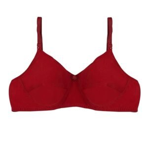 Women's Seamless Cotton Stretch Comfort Bra with Medium Coverage and Soft Straps