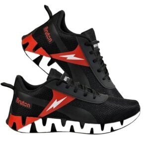Men's PVC Sole with Breathable Mesh Upper Black , Gym and Sports Activity