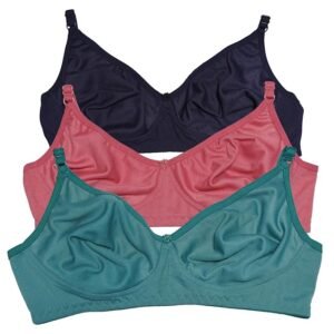 Trendy Women's Cotton Non Paded Bra Pack of 3