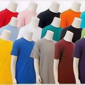 Classic Solid Color T-Shirts – Essential Multi-Pack