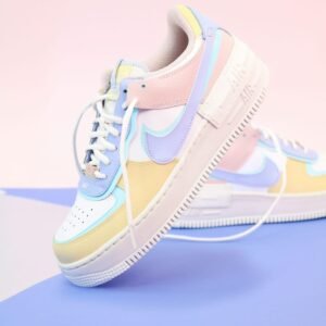 Women's/Unisex Multicolor Pastel Chunky Sneakers